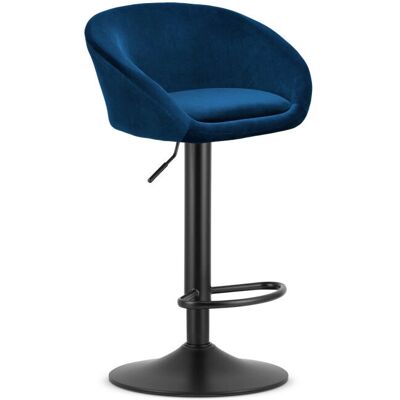 Leobert Banqueta Terciopelo Azul Marino - Banqueta Leobert Banqueta Terciopelo Azul Marino - Banqueta