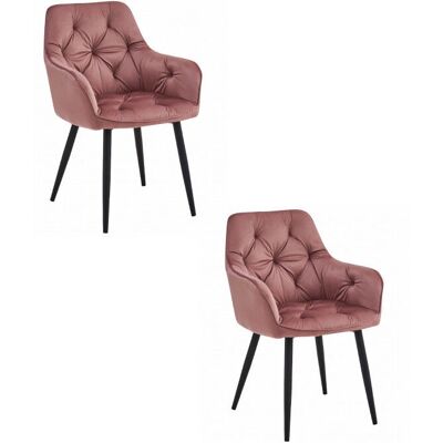Leobert Oskar Jork Rosa Terciopelo Silla - Chair Leobert Oskar Jork Rosa Terciopelo Silla - Chair