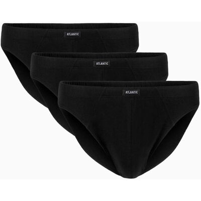 Boxeri pentru bărbați Atlantic Sport 3Pack - Negru Boxeri pentru bărbați Atlantic Sport 3Pack - Negru