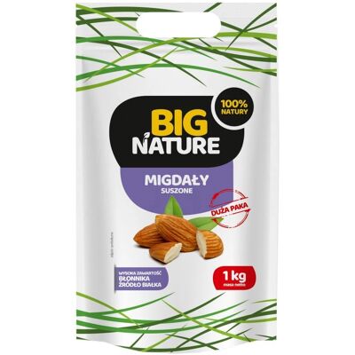 Big Nature Migdały 1kg - Orzechy Big Nature Migdały 1kg - Orzechy