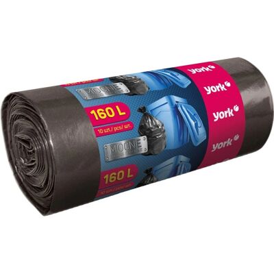 York 160L Odolné pytle na odpadky - Balení 10 ks York 160L Odolné pytle na odpadky - Balení 10 ks