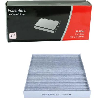 Maxgear interieurfilter - Actieve koolstof, Allergievrij - 240x208x28mm Maxgear interieurfilter - Actieve koolstof, Allergievrij - 240x208x28mm