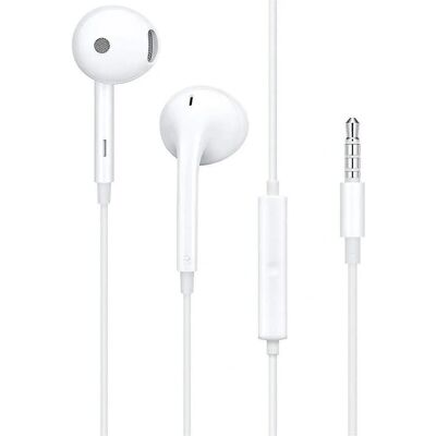 Oppo MH156 Weiße In-Ear-Kopfhörer - Mikrofon & Universelle Kompatibilität Oppo MH156 Weiße In-Ear-Kopfhörer - Mikrofon & Universelle Kompatibilität