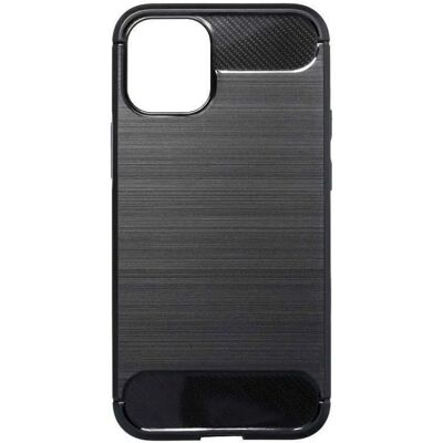 Coque en silicone Haffner pour iPhone 13 Mini - Logo carbone - Noir - Publicité Coque en silicone Haffner pour iPhone 13 Mini - Logo carbone - Noir - Publicité