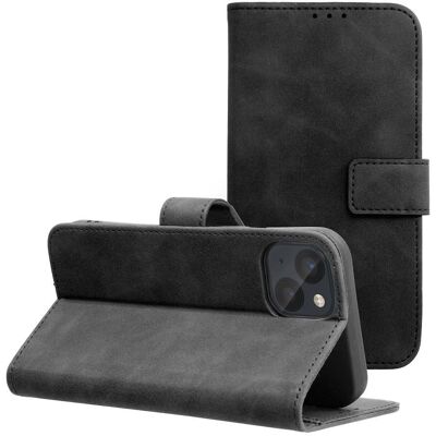 Forcell iPhone 13 Brieftaschenhülle - Schwarz - Hülle Forcell iPhone 13 Brieftaschenhülle - Schwarz - Hülle