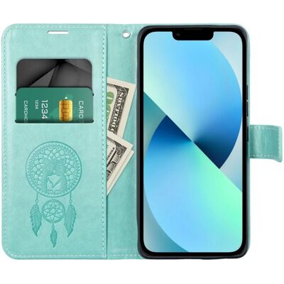 Forcell Brieftasche Hülle für Samsung Galaxy A22 5G mit Ständer & Mandala-Design Forcell Brieftasche Hülle für Samsung Galaxy A22 5G mit Ständer & Mandala-Design