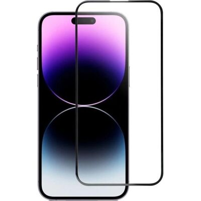 Blue Star iPhone 14 Pro Max gehärtetes Glas - 9H, Schwarz Blue Star iPhone 14 Pro Max gehärtetes Glas - 9H, Schwarz