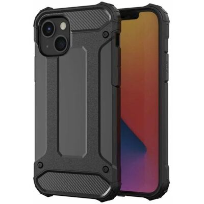 Haffner Apple iPhone 14 Pro Max Stoßfeste Hülle - Armor - Schwarz Haffner Apple iPhone 14 Pro Max Stoßfeste Hülle - Armor - Schwarz