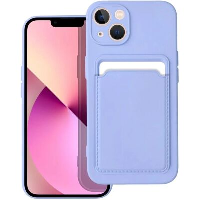 OEM Forcell Fialový kryt s přihrádkou na kartu pro iPhone 14 Plus OEM Forcell Fialový kryt s přihrádkou na kartu pro iPhone 14 Plus