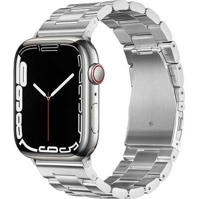 Apple Watch Armband - Silber - 42/44/45/49mm - Langlebig & Stilvoll Apple Watch Armband - Silber - 42/44/45/49mm - Langlebig & Stilvoll