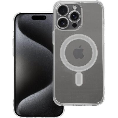 OEM Átlátszó Mag Cover-Fedél kameravédelemmel, kompatibilis Magsafe-vel az iPhone 15 Pro Max-hez OEM Átlátszó Mag Cover-Fedél kameravédelemmel, kompatibilis Magsafe-vel az iPhone 15 Pro Max-hez