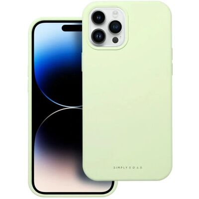 Světle zelený silikonový kryt pro Apple iPhone 12 Pro Max - Pouzdro Světle zelený silikonový kryt pro Apple iPhone 12 Pro Max - Pouzdro