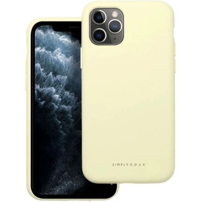 Siliconový obal Roar Apple iPhone 11 Pro Max - Žlutý Siliconový obal Roar Apple iPhone 11 Pro Max - Žlutý