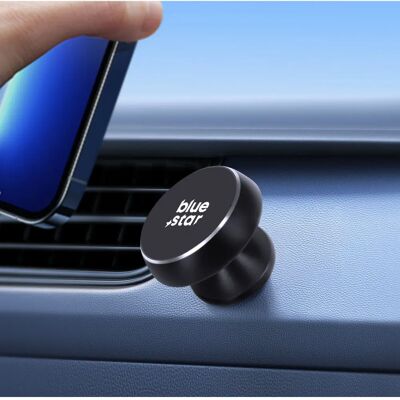 Support voiture Blue Star - Porte-magnétique compact pour tableau de bord - Noir - Publicité Support voiture Blue Star - Porte-magnétique compact pour tableau de bord - Noir - Publicité