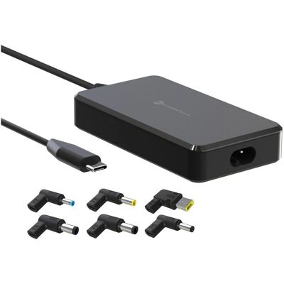 Univerzální nabíječka na notebook Forcell E856 - 65W USB-C - Černá Univerzální nabíječka na notebook Forcell E856 - 65W USB-C - Černá