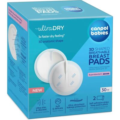 Canpol babies Impacchi di Allattamento - 7 Strati, Traspiranti, 30 pz Canpol babies Impacchi di Allattamento - 7 Strati, Traspiranti, 30 pz