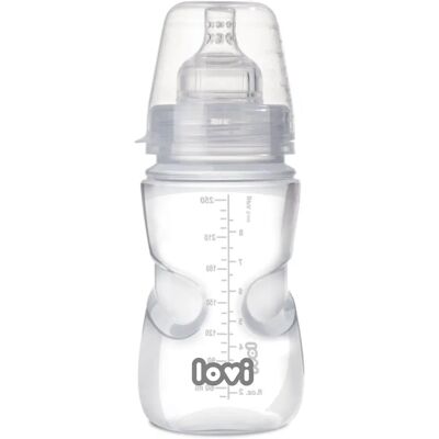 Lovi Medical+ Babyflasche 250ml - Flasche mit langsamer Saugöffnung Lovi Medical+ Babyflasche 250ml - Flasche mit langsamer Saugöffnung