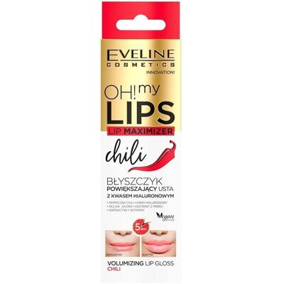 Eveline Cosmetics Eveline Lip Maximizer Oh My Lips Chili Hyaluronsäure 4,5ml Eveline Cosmetics Eveline Lip Maximizer Oh My Lips Chili Hyaluronsäure 4,5ml