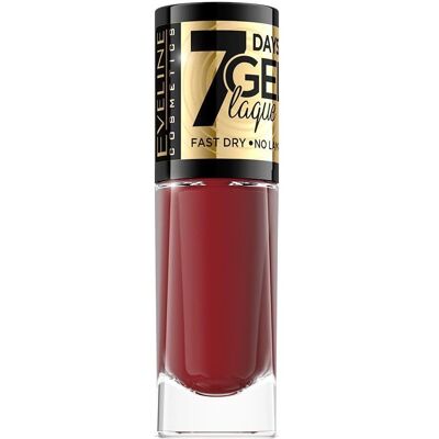 Eveline Cosmetics 7 Days Gel Laque Smalto Gel per Unghie - Bordeaux - Smalto per unghie Eveline Cosmetics 7 Days Gel Laque Smalto Gel per Unghie - Bordeaux - Smalto per unghie