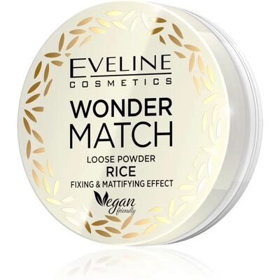 Eveline Wonder Match Polvos Sueltos de Arroz - Polvo Suelto Eveline Wonder Match Polvos Sueltos de Arroz - Polvo Suelto