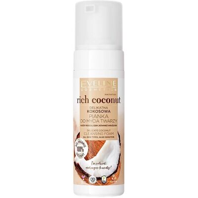 Eveline Cosmetics Rich Coconut Sanfter Kokosschaum zum Waschen - Reinigungschaum Eveline Cosmetics Rich Coconut Sanfter Kokosschaum zum Waschen - Reinigungschaum