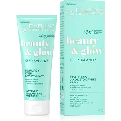 Eveline Cosmetics Keep Balance! Mattierende Creme 75 ml - Gesichtscreme Eveline Cosmetics Keep Balance! Mattierende Creme 75 ml - Gesichtscreme