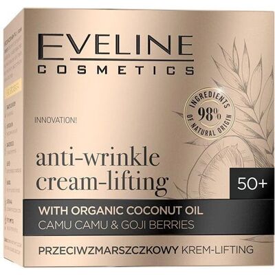 Crema antirughe Eveline Cosmetics Organic Gold Giorno e Notte - 50ml Crema antirughe Eveline Cosmetics Organic Gold Giorno e Notte - 50ml