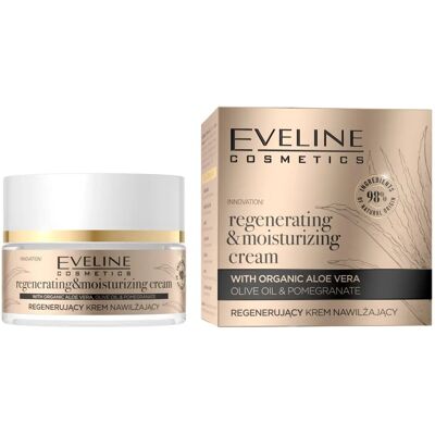 Eveline Cosmetics Organic Gold Crema Idratante - Ricostituente e Idratante per Donna Eveline Cosmetics Organic Gold Crema Idratante - Ricostituente e Idratante per Donna