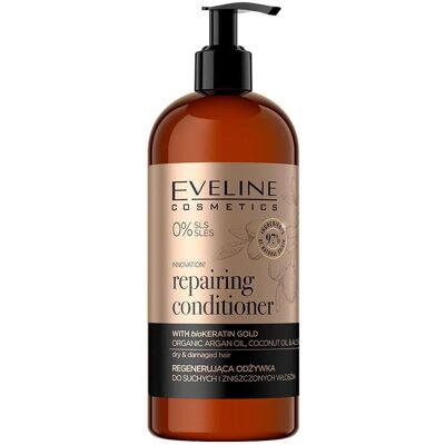 Eveline Organic Gold Balsamo - Condizionatore per capelli secchi e danneggiati Eveline Organic Gold Balsamo - Condizionatore per capelli secchi e danneggiati