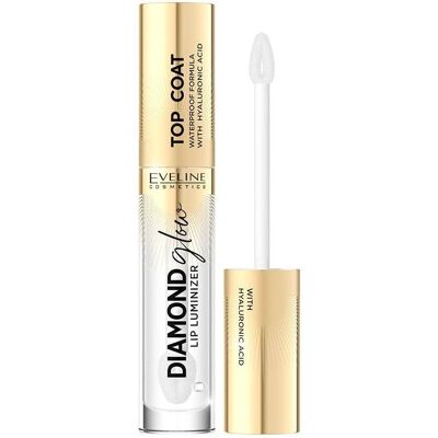 Eveline Cosmetics Eveline Diamond Glow Lip Luminizer Top Coat Lipgloss mit Hyaluronsäure - Lipgloss Eveline Cosmetics Eveline Diamond Glow Lip Luminizer Top Coat Lipgloss mit Hyaluronsäure - Lipgloss