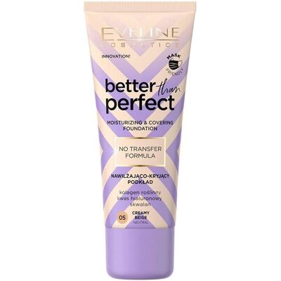 Eveline Cosmetics Better than Perfect Fond de Teint Haute Cover - Beige Crémeux - Fond de Teint - Publicité Eveline Cosmetics Better than Perfect Fond de Teint Haute Cover - Beige Crémeux - Fond de Teint - Publicité