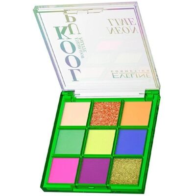 Palette de Fards à Paupières Neon Lime Eveline Cosmetics 10,8 g - Palette de Fards à Paupières - Publicité Palette de Fards à Paupières Neon Lime Eveline Cosmetics 10,8 g - Palette de Fards à Paupières - Publicité