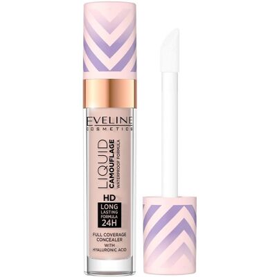 Eveline Cosmetics Liquid Camouflage Waterproof Concealer - 03 Soft Natural - 7,5 ml Eveline Cosmetics Liquid Camouflage Waterproof Concealer - 03 Soft Natural - 7,5 ml