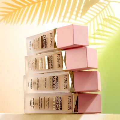 Eveline Cosmetics Wonder Match Lumi Fond de Teint Lissant SPF 20 - Teinte 05 Light Neutral - Publicité Eveline Cosmetics Wonder Match Lumi Fond de Teint Lissant SPF 20 - Teinte 05 Light Neutral - Publicité