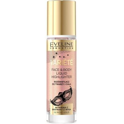 Eveline Cosmetics Eveline Rose Gold Highlighter - Gesicht & Körper Flüssig-Make-up Eveline Cosmetics Eveline Rose Gold Highlighter - Gesicht & Körper Flüssig-Make-up