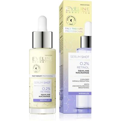 Eveline Cosmetics Serum Shot 0,2% Retinol Night Serum - Night Serum Eveline Cosmetics Serum Shot 0,2% Retinol Night Serum - Night Serum