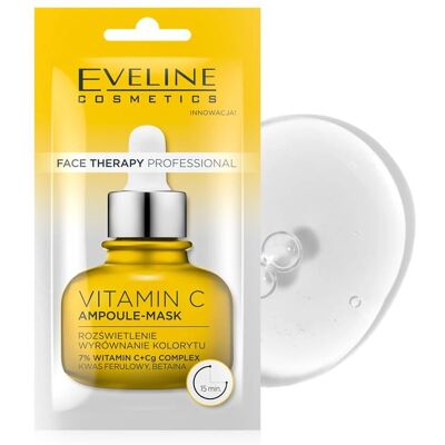 Eveline Cosmetics Face Therapy Vitamin C Maske - 8 ml Eveline Cosmetics Face Therapy Vitamin C Maske - 8 ml