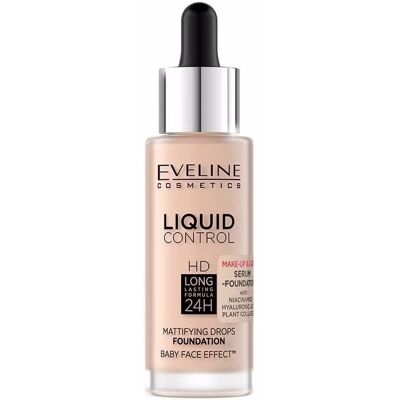 Eveline Cosmetics Liquid Control Light Rose - Flüssiges Make-Up Eveline Cosmetics Liquid Control Light Rose - Flüssiges Make-Up