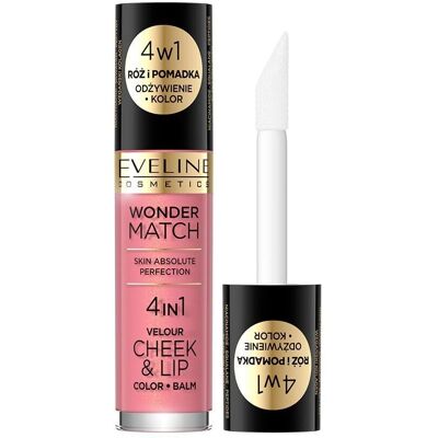 Eveline Wonder Match 4En1 Wangen & Lippen - Makeup Eveline Wonder Match 4En1 Wangen & Lippen - Makeup