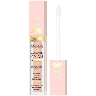 Eveline Cosmetics Wonder Match Lumi Concealer - 20 Nude - Flawless Skin Eveline Cosmetics Wonder Match Lumi Concealer - 20 Nude - Flawless Skin