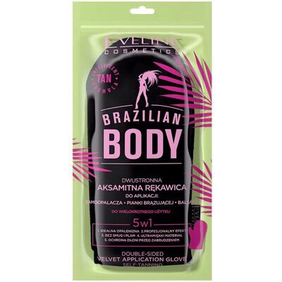 Eveline Cosmetics Brazilian Body Selbstbräunungs-Handschuh - Körperpeelinghandschuh Eveline Cosmetics Brazilian Body Selbstbräunungs-Handschuh - Körperpeelinghandschuh
