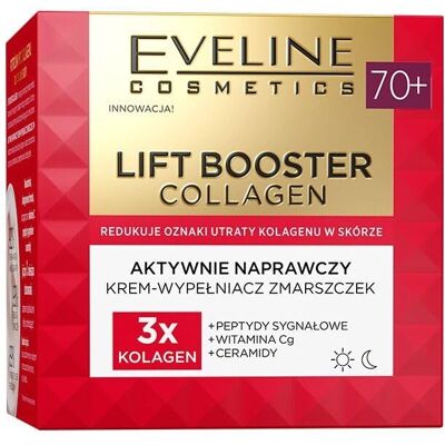 Eveline Cosmetics Lift Booster Collagen - 70+ Faltencreme - 50ml Eveline Cosmetics Lift Booster Collagen - 70+ Faltencreme - 50ml