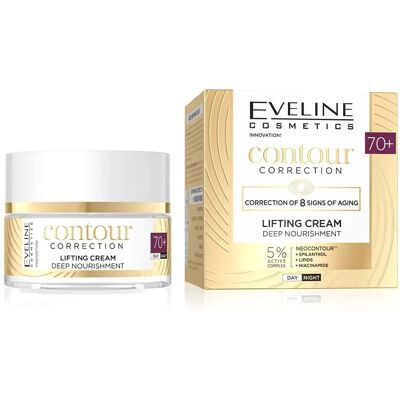 Eveline Cosmetics Kontur Korrektur pflegende Creme - Gesicht & Hals Eveline Cosmetics Kontur Korrektur pflegende Creme - Gesicht & Hals