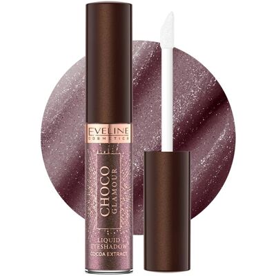 Eveline Cosmetics Choco Glamour Flüssiges Lidschatten 06 - Lidschatten Eveline Cosmetics Choco Glamour Flüssiges Lidschatten 06 - Lidschatten