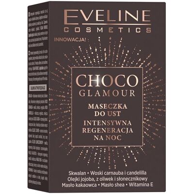 Eveline Cosmetics Choco Glamour Lip Mask - Night Regeneration Eveline Cosmetics Choco Glamour Lip Mask - Night Regeneration