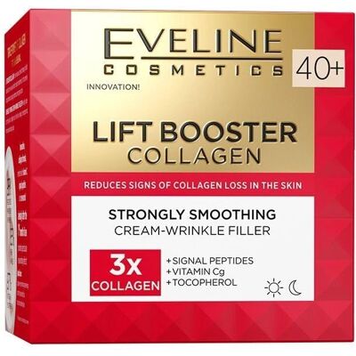 Eveline Cosmetics Lift Booster Collagen - Straffende Anti-Falten Creme 40+ Eveline Cosmetics Lift Booster Collagen - Straffende Anti-Falten Creme 40+