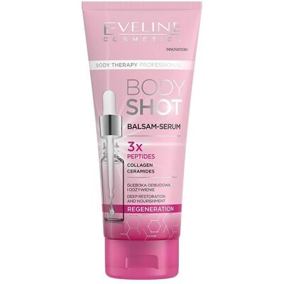 Eveline Cosmetics Body Shot 3x Peptides - Hydrerende kropsbalsam til meget tør hud Eveline Cosmetics Body Shot 3x Peptides - Hydrerende kropsbalsam til meget tør hud