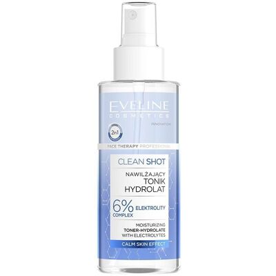 Eveline Cosmetics Clean Shot 6% Electrolyte Complex Verzorgende Tonic - Gezichtstonic Eveline Cosmetics Clean Shot 6% Electrolyte Complex Verzorgende Tonic - Gezichtstonic
