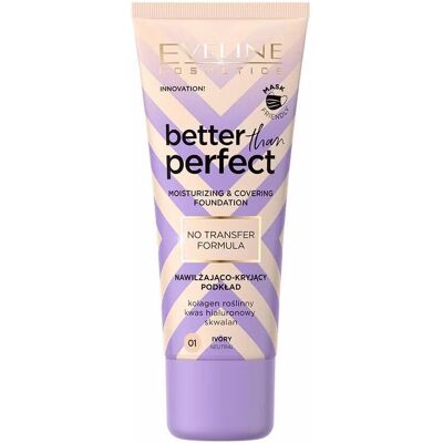 Eveline Cosmetics Better than Perfect Fond de Teint Ivory Beige Neutral - Maquillage visage - Publicité Eveline Cosmetics Better than Perfect Fond de Teint Ivory Beige Neutral - Maquillage visage - Publicité
