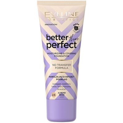 Eveline Cosmetics Better than Perfect Foundation - Lang anhaltend, Feuchtigkeitsspendend, Makellos Eveline Cosmetics Better than Perfect Foundation - Lang anhaltend, Feuchtigkeitsspendend, Makellos